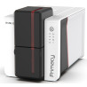 Evolis Primacy Duplex USB o Ethernet röd front - Value Pack