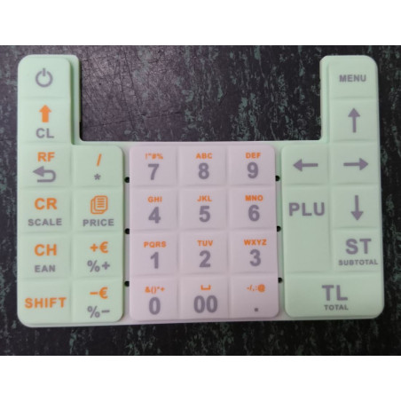 Membrantangentbord till Elcom E-50TE