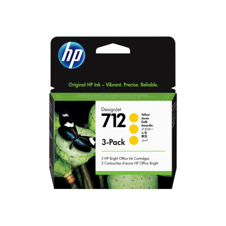 HP 712 yellow bläck 29ml 3-pack