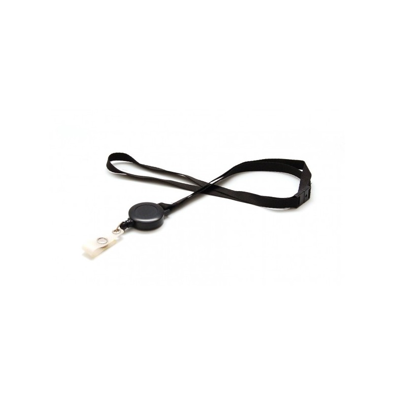 Lanyard jojo-kombination - svart - 100st