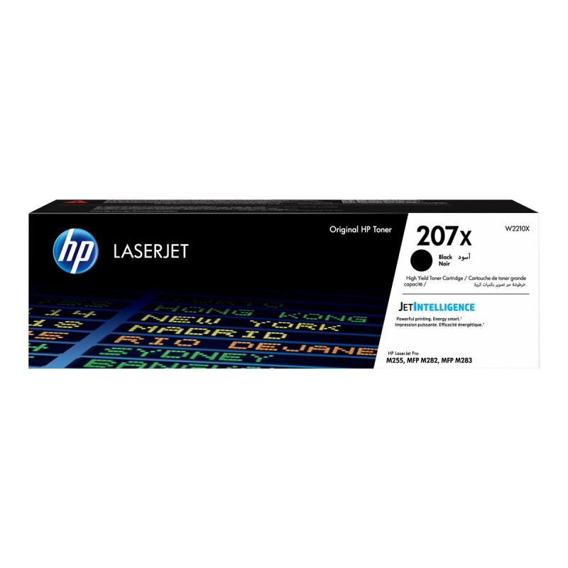 HP 207X Svart toner W2210X