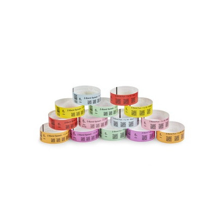 Handledsband DT Z-Band Fun lila 350 per rulle 25 x 254 mm
