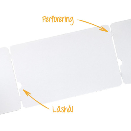 Biljett DT 54 x 86 mm 2.000 stycken