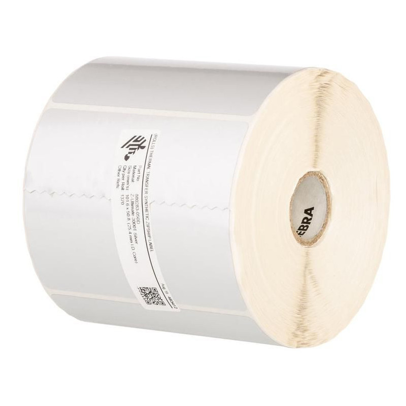 Etikett Z-Ultimate 3000T Silver 102 x 51 mm d 127 mm 1.370 st/rulle