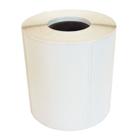 Däcketikett 105 x 74 mm vit starkt specialklister 450 etiketter per rulle