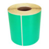 Däcketikett 105 x 74 mm starkt specialklister grön 700 etiketter per rulle