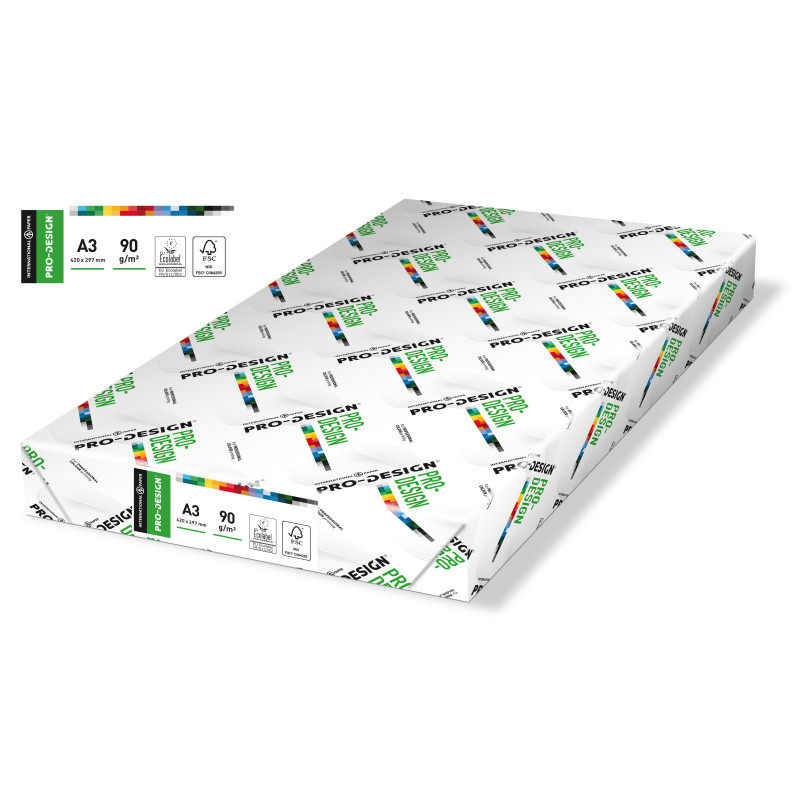 Kop.papper A3 Pro Design 90g (500 st)