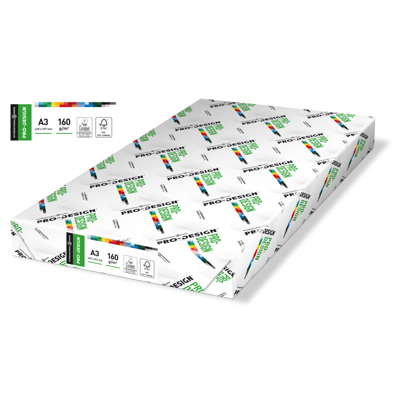 Kop.papper A3 Pro Design 160g (250 st)
