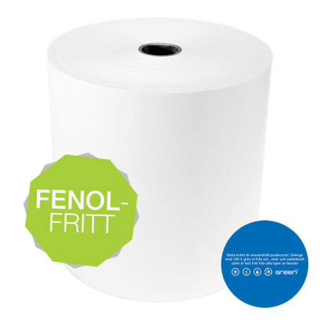 Blå kvittorulle termo 80/80/12 80 gram