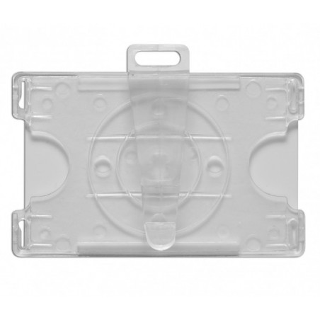 Korthållare IDP 67R öppen roterbar clip transparent