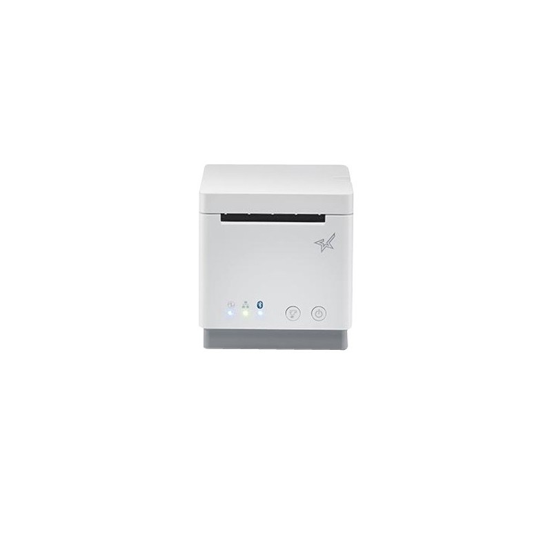 Star mc-Print2 vit LAN USB och Bluetooth inkl. nätadapter