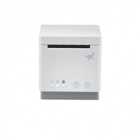 Star mc-Print2 vit LAN USB och Bluetooth inkl. nätadapter
