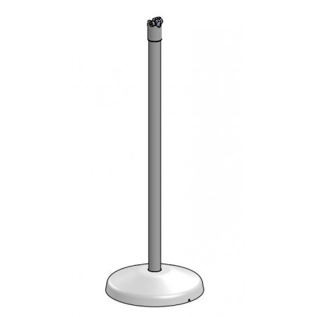 Golvstativ 1000mm  DuraTiltfäste - vit