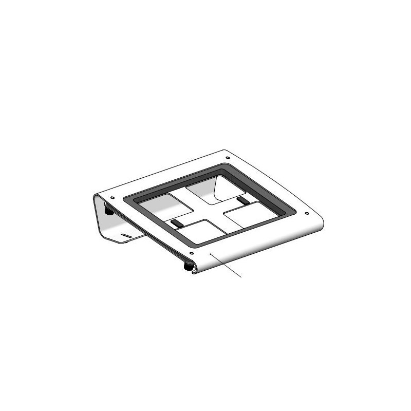 C-Frame för 10 tablet universell- svart
