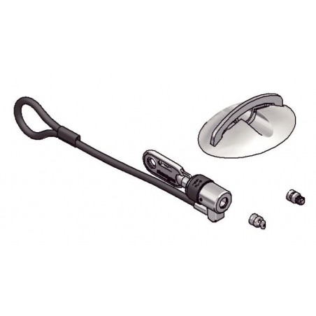 ClickSafe Single Lock - rak kabel